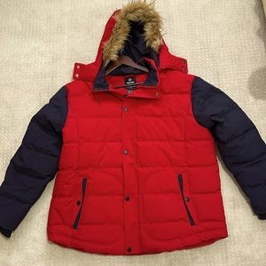 Wantdo Mens Winter puffer Hooded Jackets Windbreaker Puffer Coat 3XL